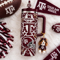 Texas Aggie Football Luxe 40oz Tumbler