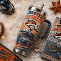 Denver Football Jewel 40oz Tumbler
