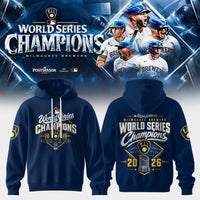 Milwaukee Navy Diamond Baseball Hoodie