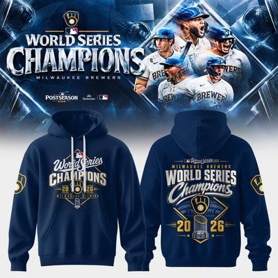 Milwaukee Navy Diamond Baseball Hoodie