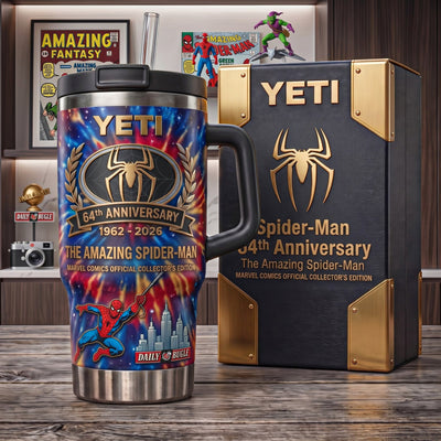 Comic Hero Anniversary Tumbler With Handle