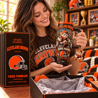 Cleveland Football Glam 40oz Tumbler