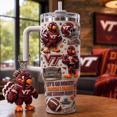 Virginia Tech Hokie Dazzle 40oz Tumbler