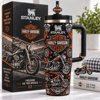 Open Road Motorcycle Bling 40oz Tumbler