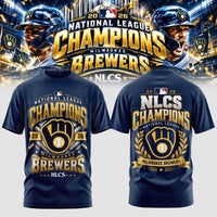 Milwaukee Laurel Navy Baseball T-Shirt