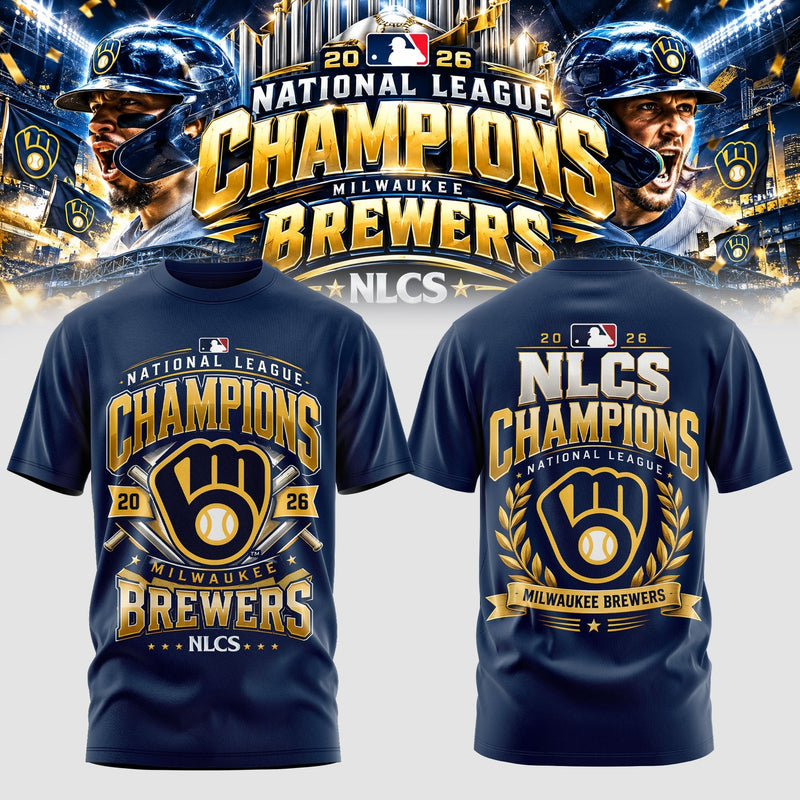 Milwaukee Laurel Navy Baseball T-Shirt