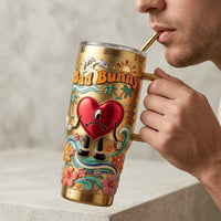 Puerto Rico Tropical Dazzle 40oz Tumbler