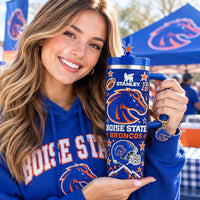 Boise Bronco Football Jewel 40oz Tumbler
