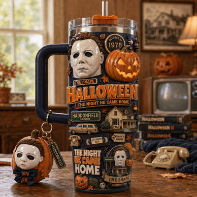 Haunted Night Slasher Starry 40oz Tumbler