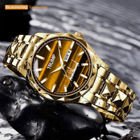 TRUMP Watch 2026 Luxury Gold – Dark Brown Dial – Gold Watch for Men