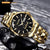 TRUMP Watch 2025 Luxury Gold – Midnight Black Dial  – Gold Watch for Men