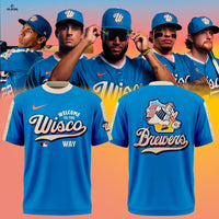 Milwaukee Welcome To Wisco Way Baseball T-Shirt