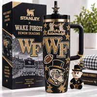Wake Forest Deacon Gilded 40oz Tumbler