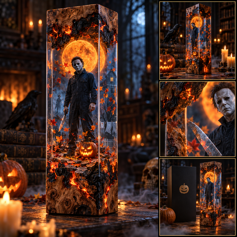 Haddonfield Resin Lamp
