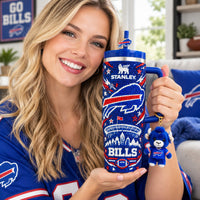 Buffalo Football Jewel 40oz Tumbler