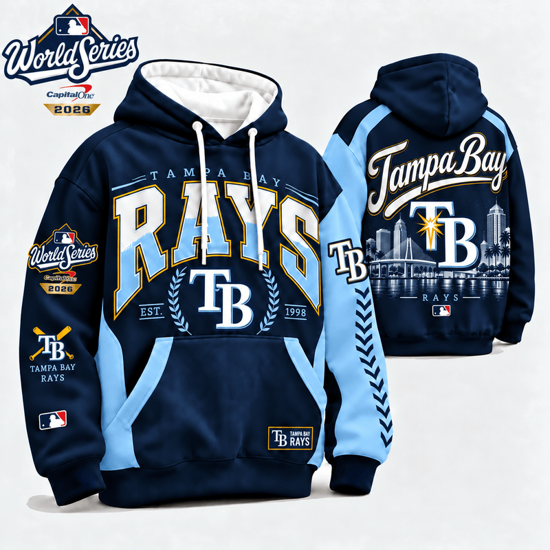 Tampa Bay Baseball Gold Varsity Hoodie