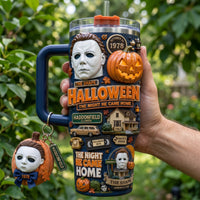 Haunted Night Slasher Starry 40oz Tumbler