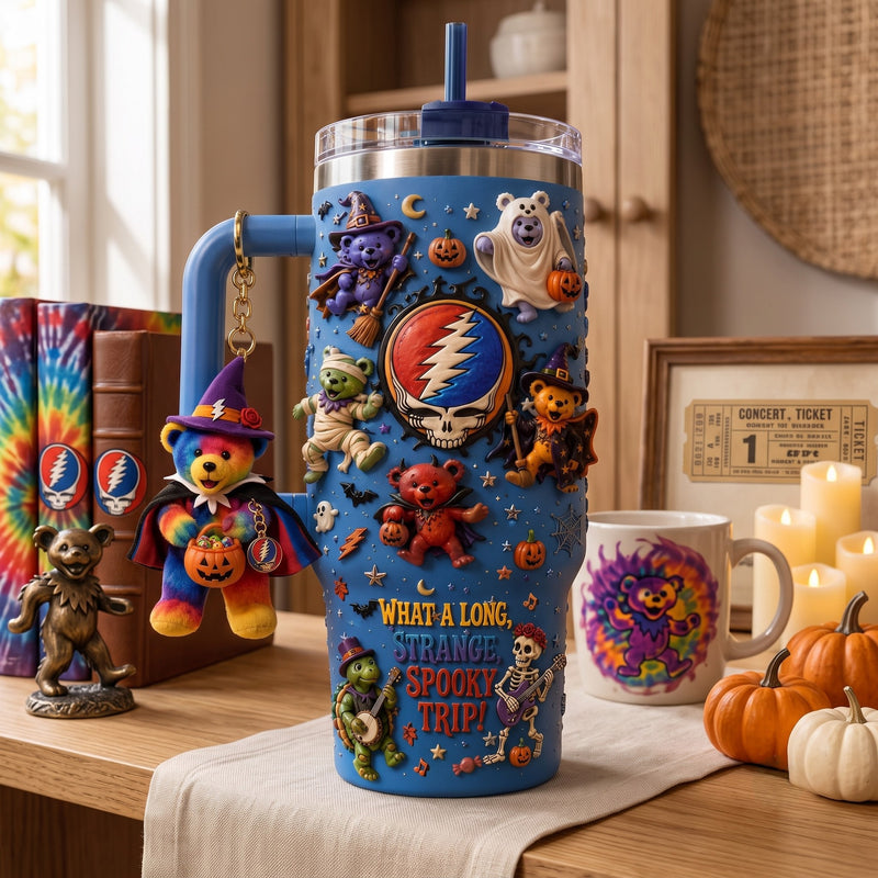 Tie Dye Jam Rock Aurora 40oz Tumbler