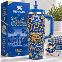 UCLA Bruin Football Gilded 40oz Tumbler