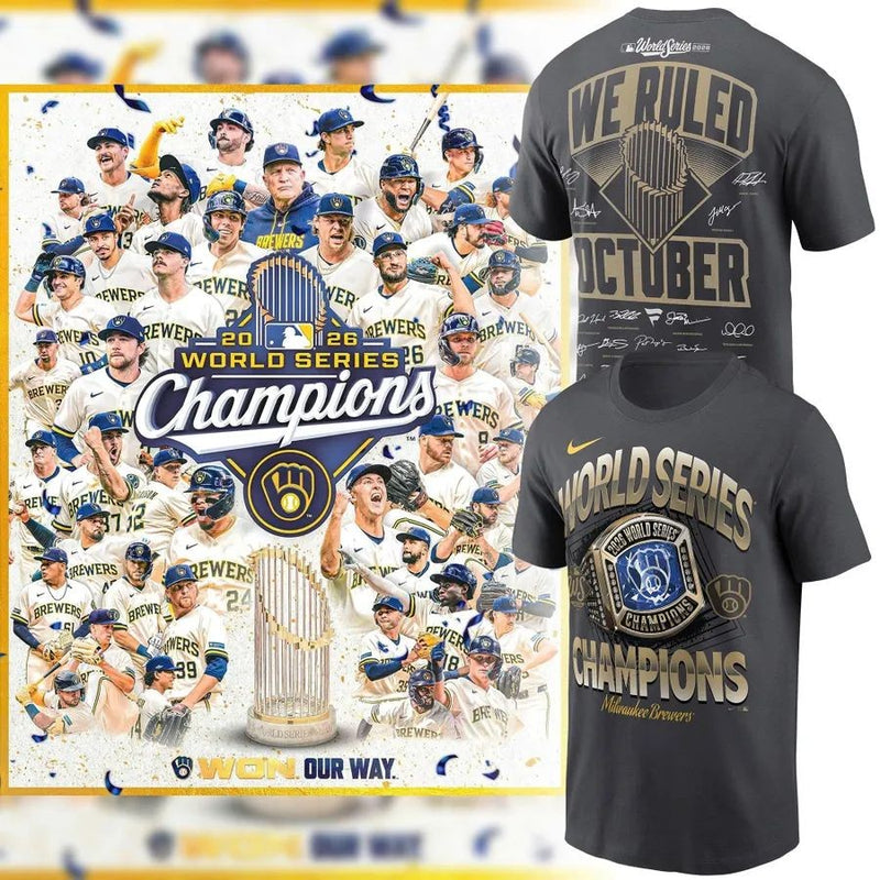 Milwaukee Won Our Way Baseball T-Shirt