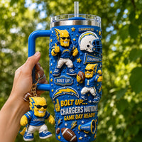 Los Angeles Bolt Football Jewel 40oz Tumbler
