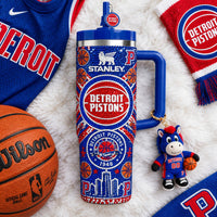 Detroit Basketball Jewel 40oz Tumbler
