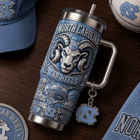 Carolina Tar Heel Blue Jewel 40oz Tumbler