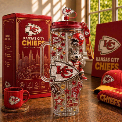 Kansas City Football Gilded 40oz Tumbler