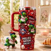 Philadelphia Baseball Glam 40oz Tumbler