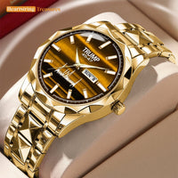 TRUMP Watch 45-47 Luxury Gold – Cocoa Black Dial  – Gold Watch for Men