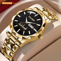 TRUMP Watch 2026 Luxury Gold – Midnight Black Dial  – Gold Watch for Men