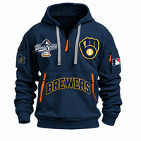 Milwaukee Baseball Half Zip Hoodie