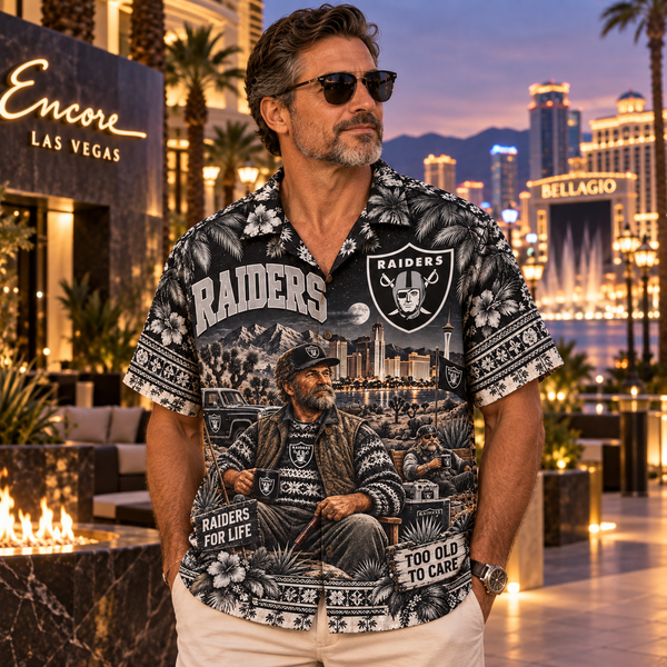 Las Vegas For Life Hawaiian Shirt - Detail