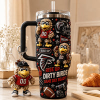Atlanta Falcon Football Dazzle 40oz Tumbler