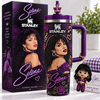 Tejano Music Queen Starry 40oz Tumbler