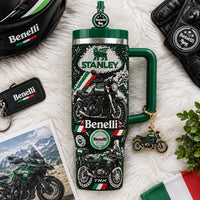 Italian Motorcycle Gilded 40oz Tumbler