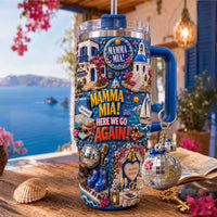 Greek Island Musical Dazzle 40oz Tumbler