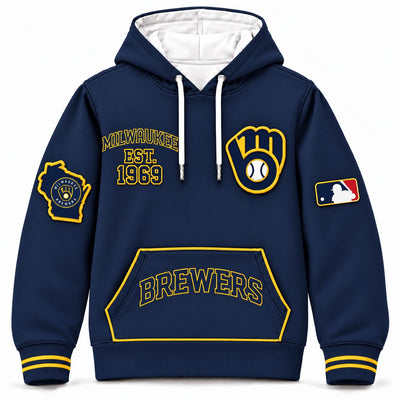 Milwaukee Pouch Baseball Hoodie