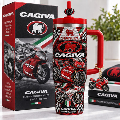 Italian Motorcycle Dazzle 40oz Tumbler