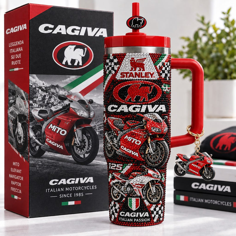 Italian Motorcycle Dazzle 40oz Tumbler