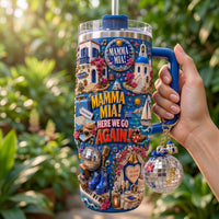 Greek Island Musical Dazzle 40oz Tumbler