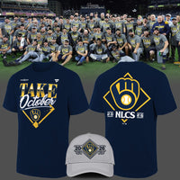 Milwaukee Take Diamond Navy Baseball T-Shirt