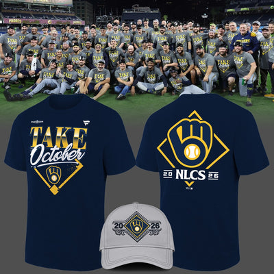 Milwaukee Take Diamond Navy Baseball T-Shirt