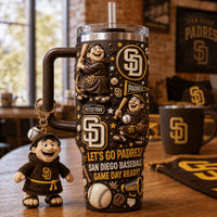 San Diego Baseball Dazzle 40oz Tumbler