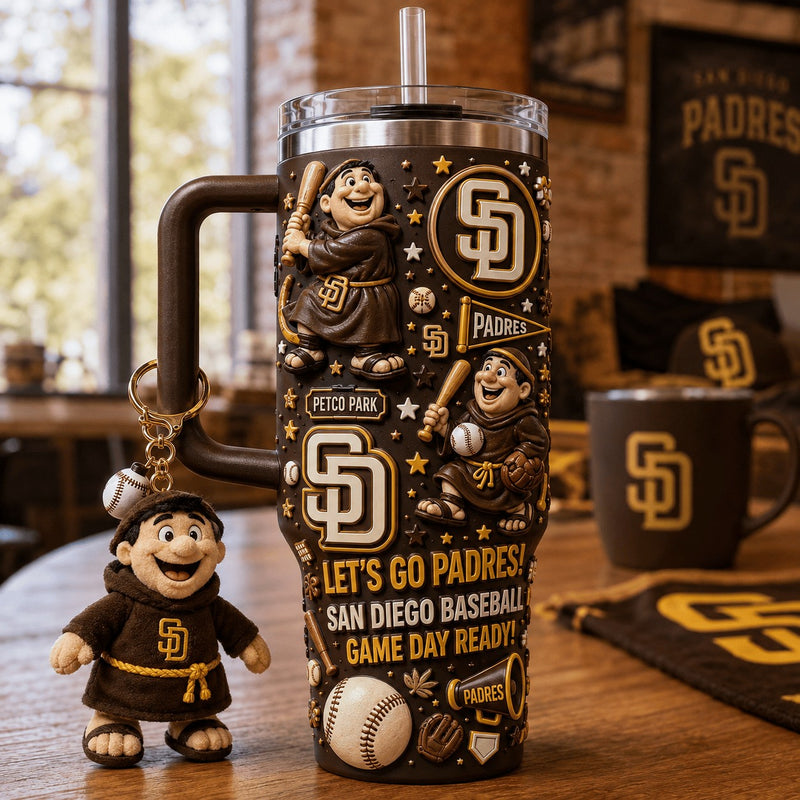San Diego Baseball Dazzle 40oz Tumbler