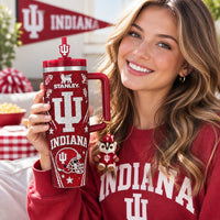 Indiana Hoosier Pride Glam 40oz Tumbler