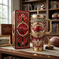 Arkansas Gridiron Jewel 40oz Tumbler