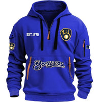 Milwaukee White Baseball Hoodie