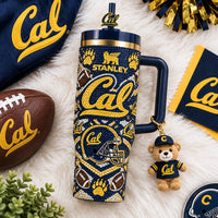 Berkeley Bear Football Glam 40oz Tumbler