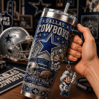 Dallas Football Jewel 40oz Tumbler